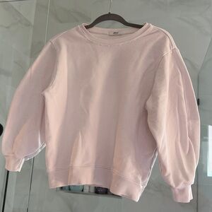 Agolde Thora 3/4 sleeve sweatshirt off white sz Small
